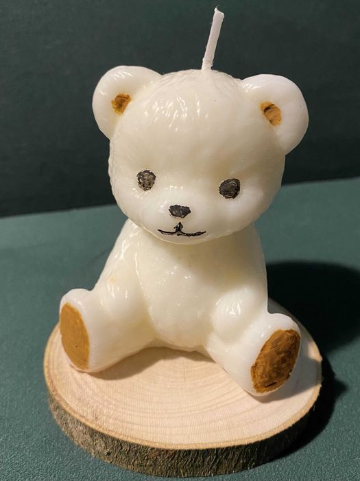 Świeca Handmade Miś Misiek Dekoracja 74g