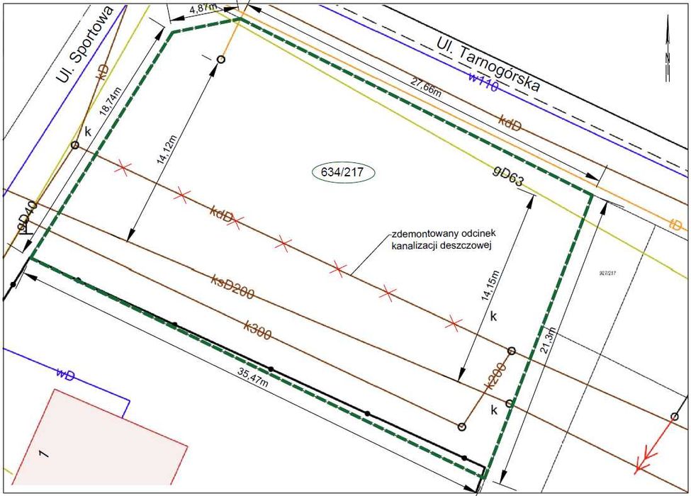 Działka 707m2 w Potępie