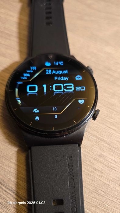 Huawei Watch GT 2 Pro czarny Wyświetlacz bez ryski