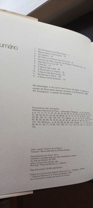 Pequena História das Grandes Nações (Círculo de Leitores, 1980)
