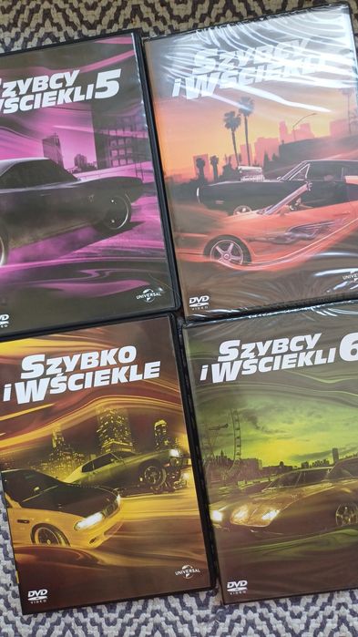 dvd szybcy i wściekli czesci 1, 4-6