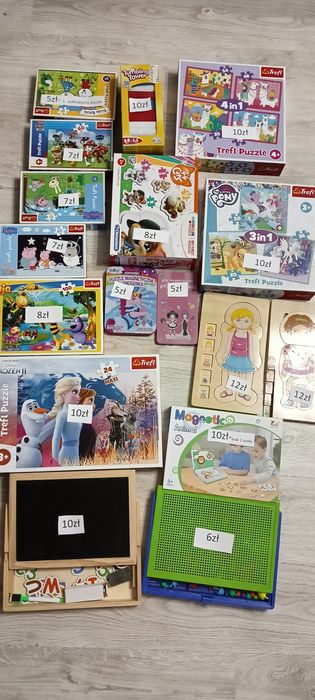 Sprzedam puzzle i układanki