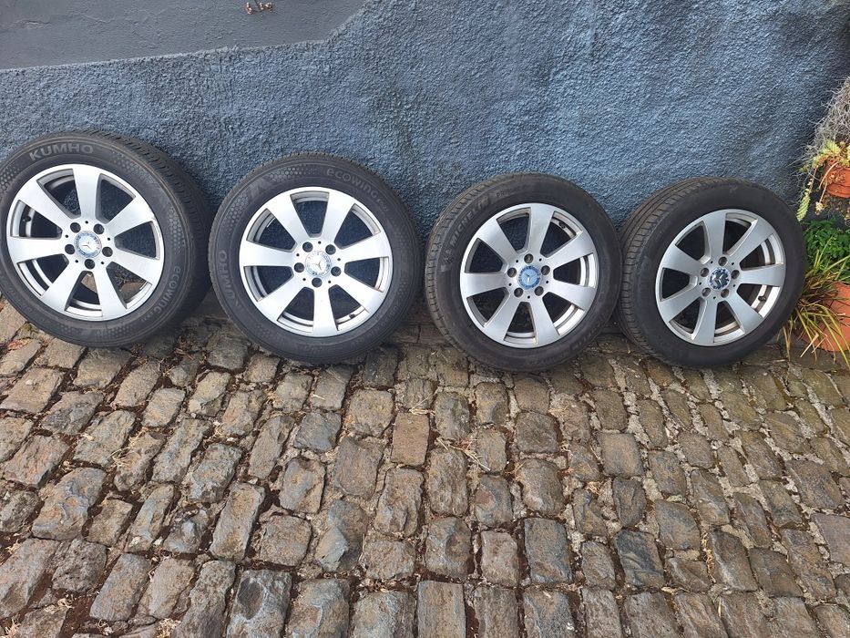 Jantes originais Mercedes-Benz  |  Pneus Michelin  |  205/55 R16  |  Ilha da Madeira