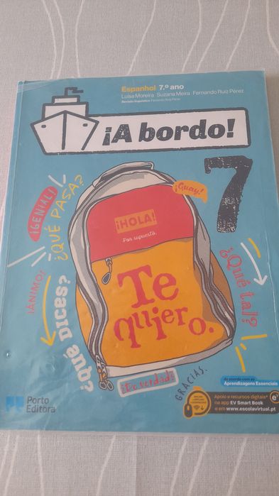 Livros Escolares 7.Ano Espanhol " A BORDO 7"