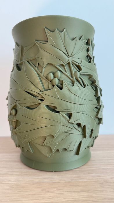 Vaso Decorativo Folhas Verde Musgo | Design