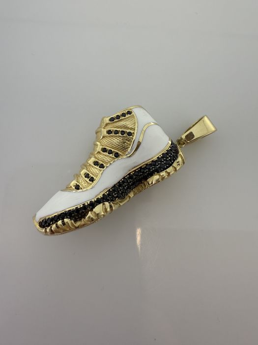 Złota zawieszka meska, Próba 585. Nowa (7265)