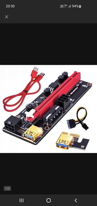 Riser 009S PCI E  1X 16X USB 3.0   SZEŚĆ  sztuk