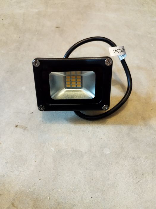 Foco holofote floodlight 10w branco quente 12-24v