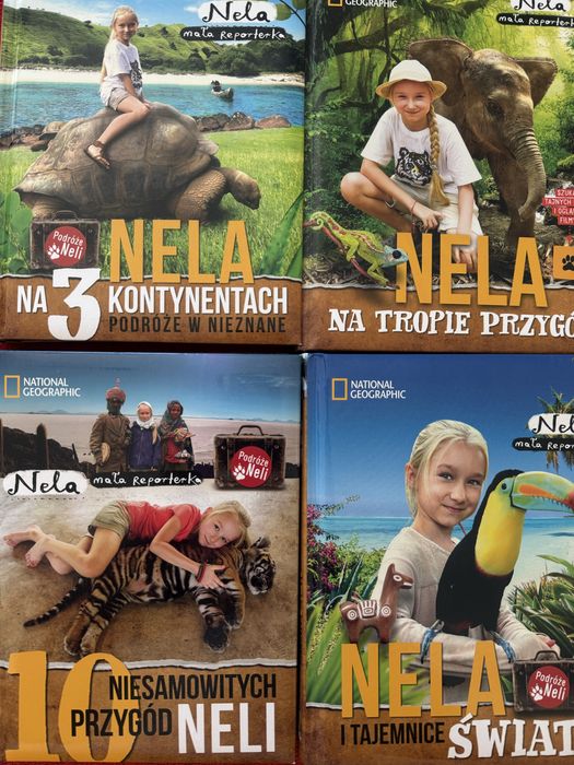 Zestaw 4 książek Nela Mała Reporterka