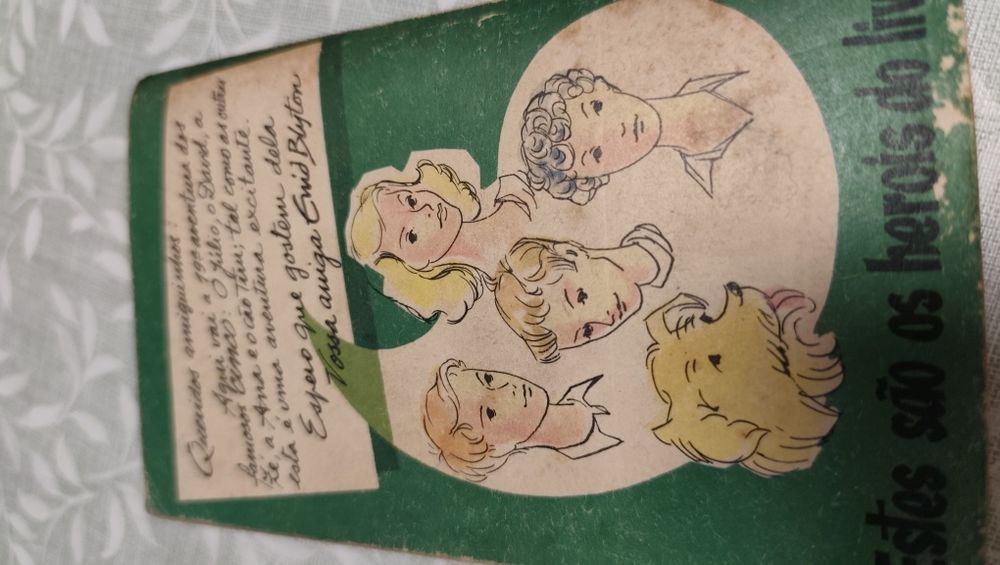 Livro os cinco nos rochedos do demónio