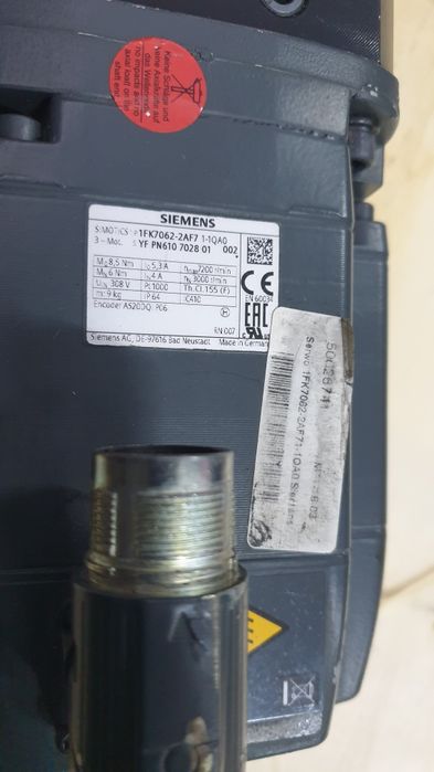 Silnik synchroniczny siemens 1fk7062 2af71 1qa0 przekładnia apex 115al
