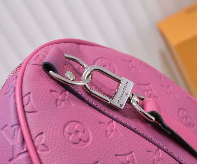 Louis Vuitton Keepall сумка розовая спортивная женская унисекс