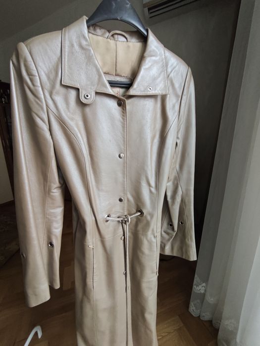 Натуральна шкіра, плащ