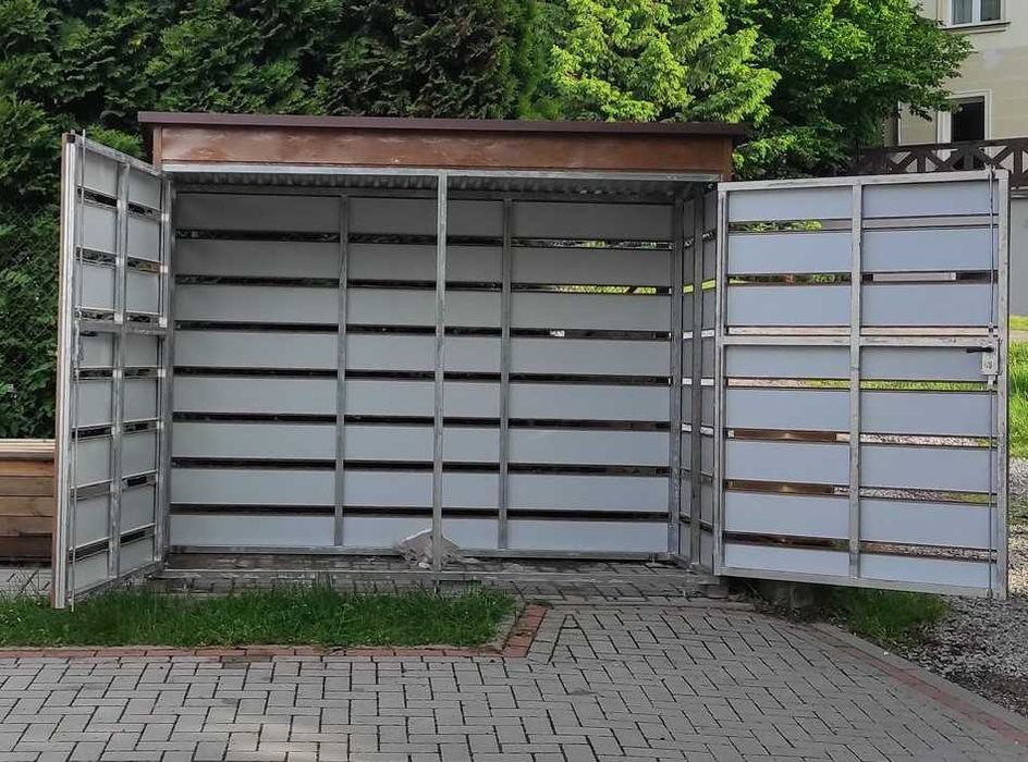 Wiata śmietnikowa panelowa KAŻDY WYMIAR