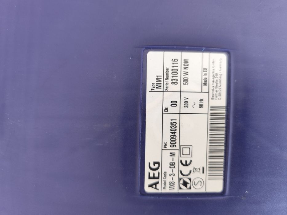 Aspirador AEG VX8/ X Silence  para peças