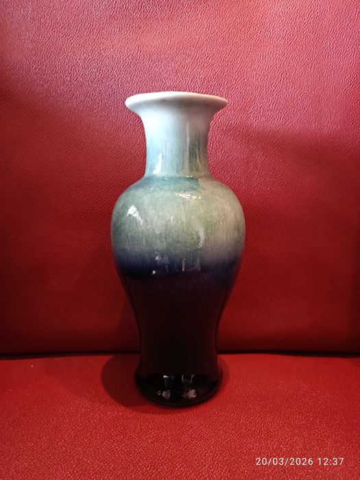 Jarra Vaso Porcelana Chinesa Séc XIX 23,8 cm