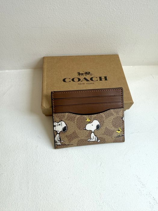 Coach x Peanuts Porta Cartões