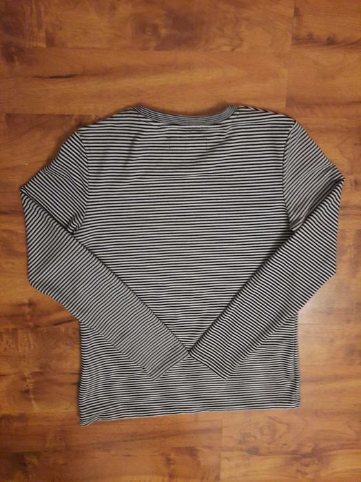 Bluza z długim rękawem w paski longsleeve Superdry rozmiar 36