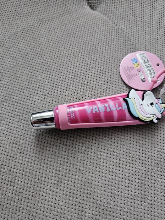 Lip gloss, vanilla, unicorn, pomadka, balsam, błyszczyk do ust