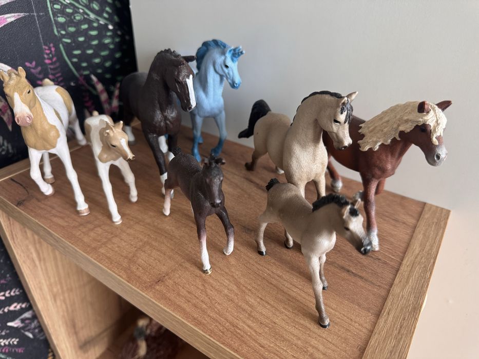 Koniki Schleich oryginalne. Zestaw.