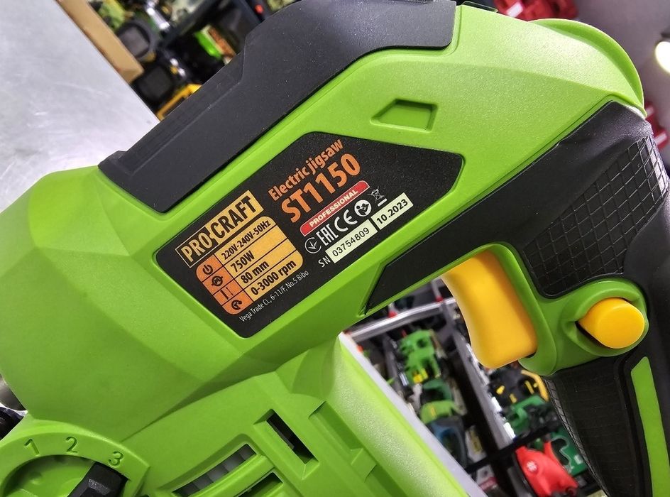 Лобзик Электролобзик ProCraft ST1150 Лазер Подсветка Медная Обмотка