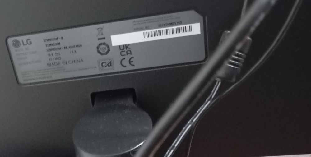 Monitor LG 32" 32MN500M-B