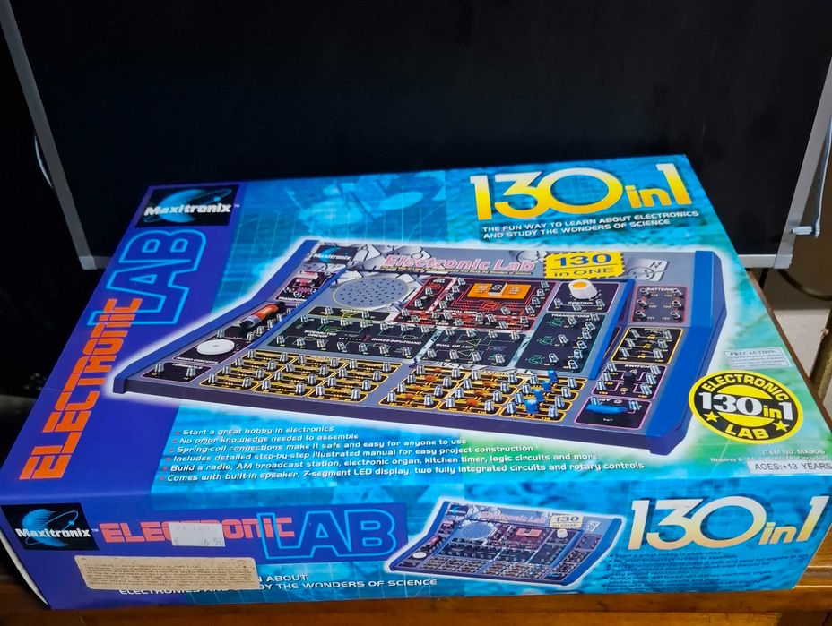 Vintage Maxitronix 130 em 1 Electronic Lab MX-906