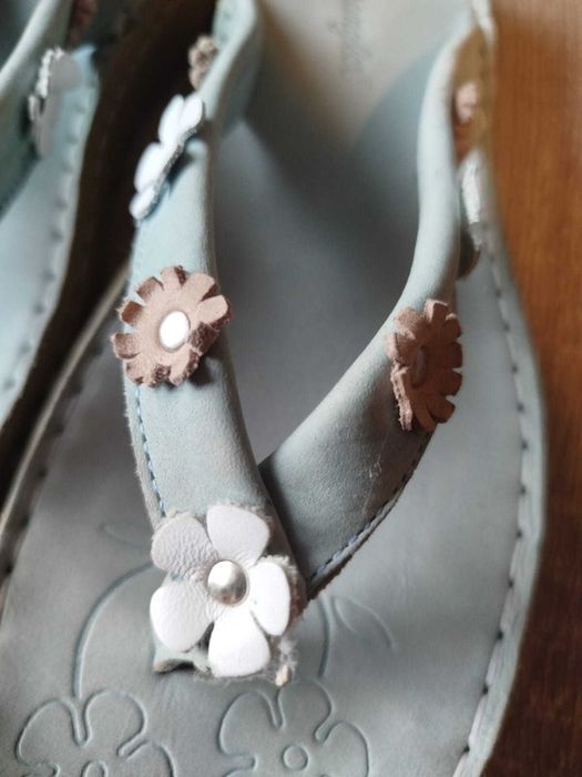 Sandały japonki skórzane Wrangler 42 damskie