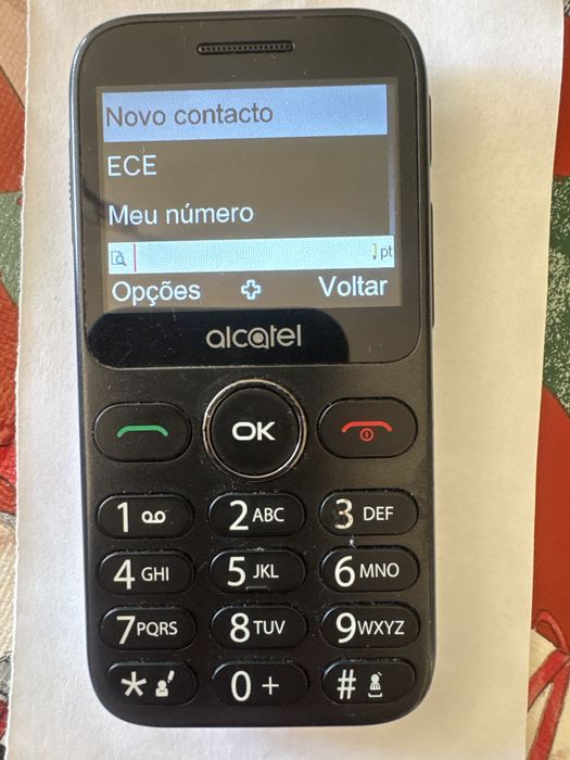 Telemóvel Alcatel 2020 para idosos