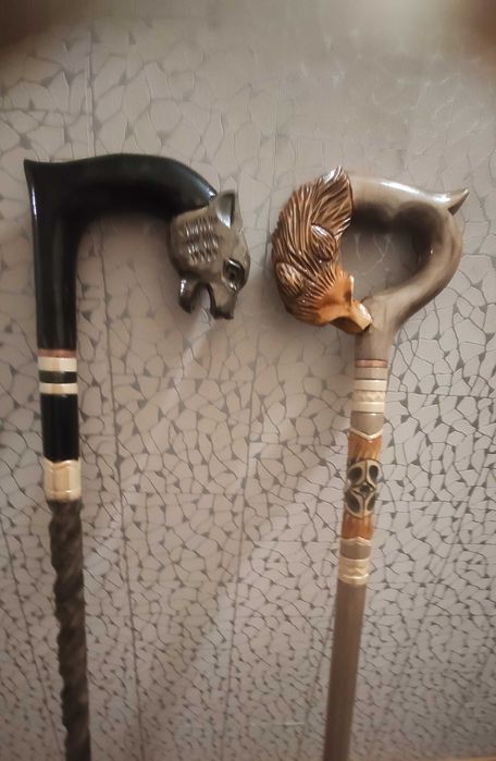 Трость, тростина для ходьби, різьба