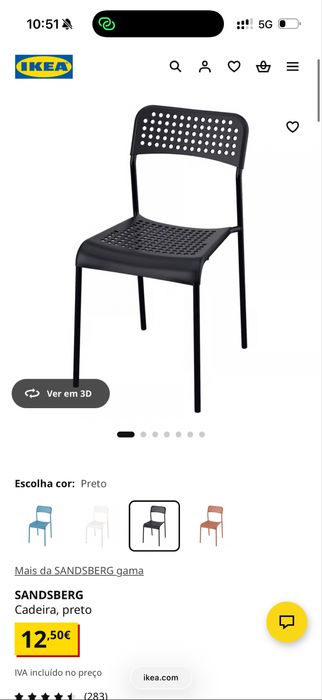 Cadeira IKAE usada