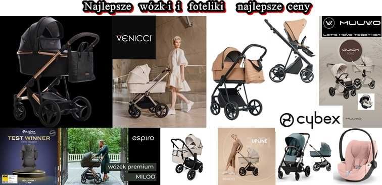 Espiro Miloo  Wózek 3w1 z fotelikiem avionaut lub cybex