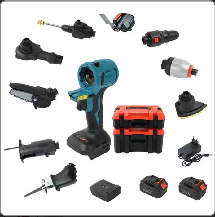 Набір акумуляторних інструментів 13 в 1 у кейсі 21V