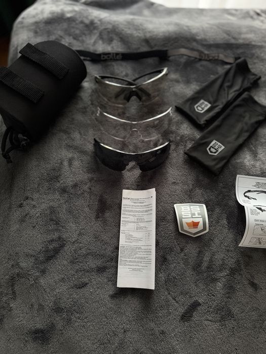 Тактичні, балістичні  окуляри Bolle safety combat platinum