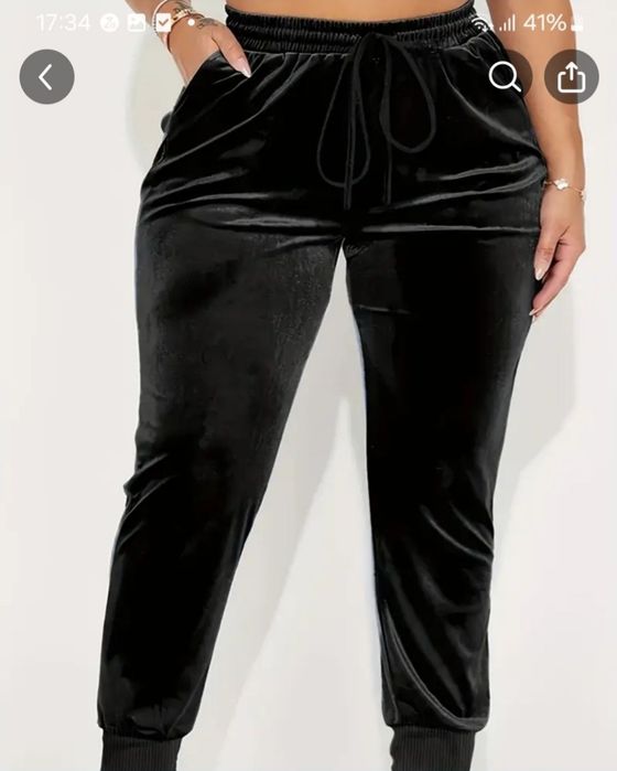 Джогери спортивні велюрові штани