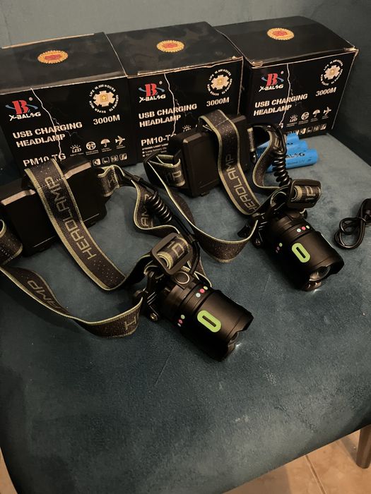 Lanterna de cabeça led zoom 3000 metros