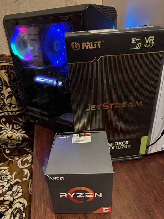 Ігровий ПК | GTX 1070 Ti | Ryzen 5 2600 | 16GB DDR4 | SSD