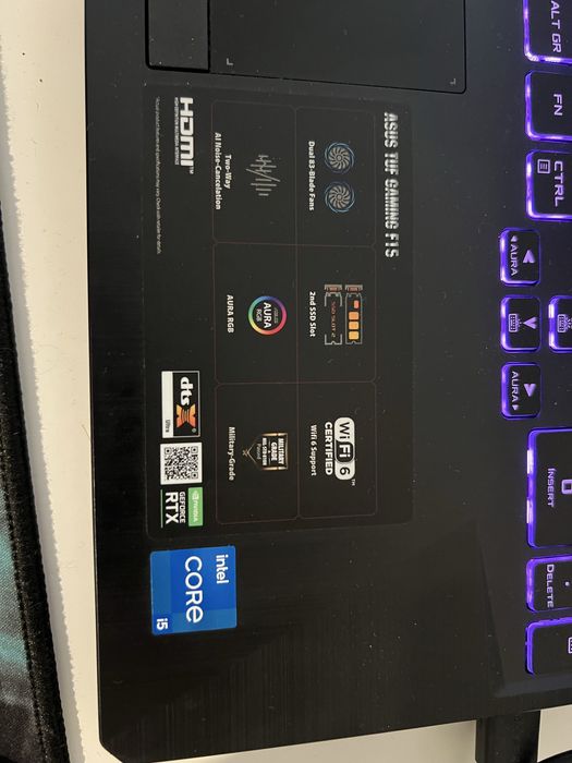 Ноутбук Asus Tuf Gaming f15 FX506HC