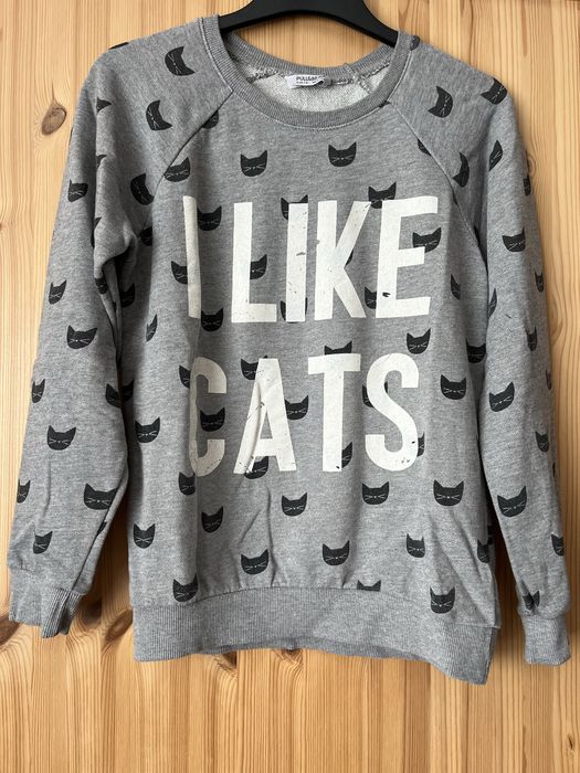 Bluza, kotki, koty, Pull&Bear, roz. M