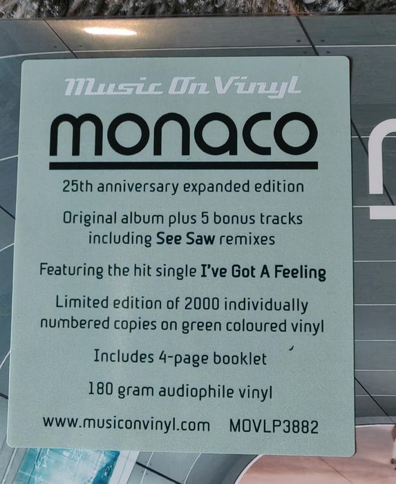 Monaco New Order Joy Division Peter Hook 2 LP winyl Nowy! Okazja!