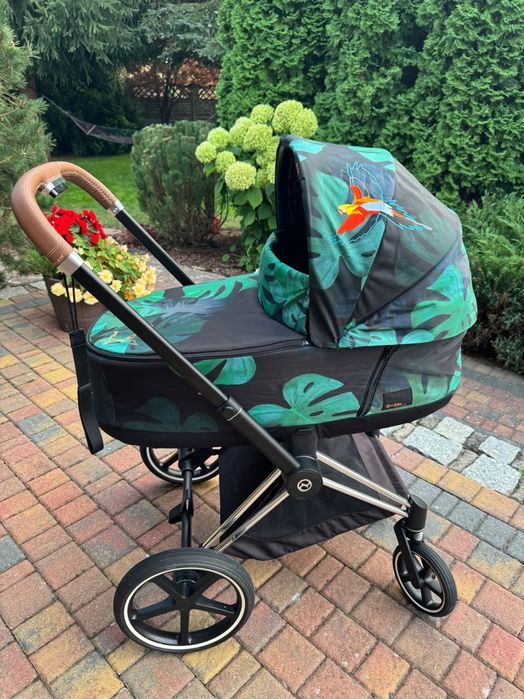 Cybex Priam 2.0 duży zestaw z dodatkami stan bardzo dobry