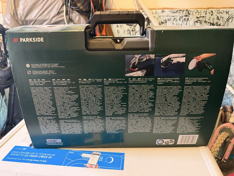 Maquina de polir Parkside 20v