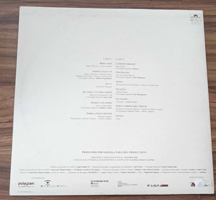 Eugenia Melo e Castro - Amor é cego e vê - Vinil