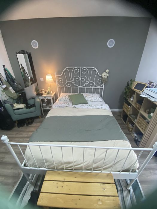 Cama IKEA Leirvik metal