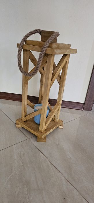 Lampion drewniany 50cm