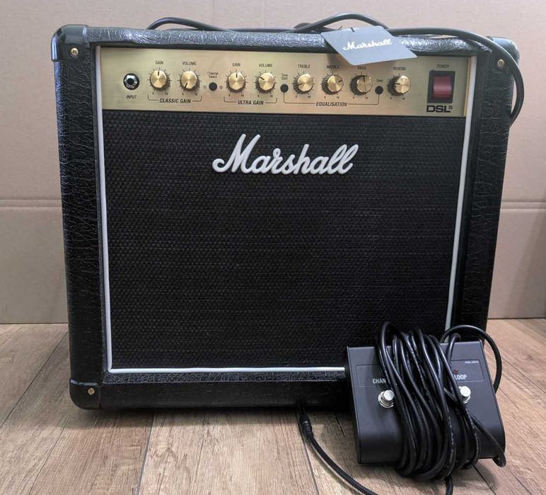 Wzmacniacz gitarowy lampowy Marshall DSL5CR + oryginalny Footswitch