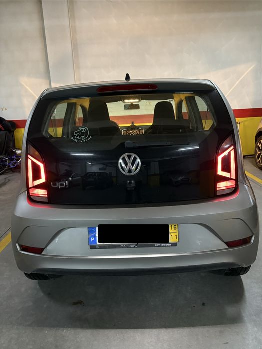 VW Up cinzento 1.0 gasolina