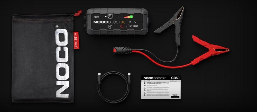NOCO GB50 Boost XL 1500A Оригінал / Пускозарядний пристрій бустер NOCO GB50 / Пусковое устройство оригинал