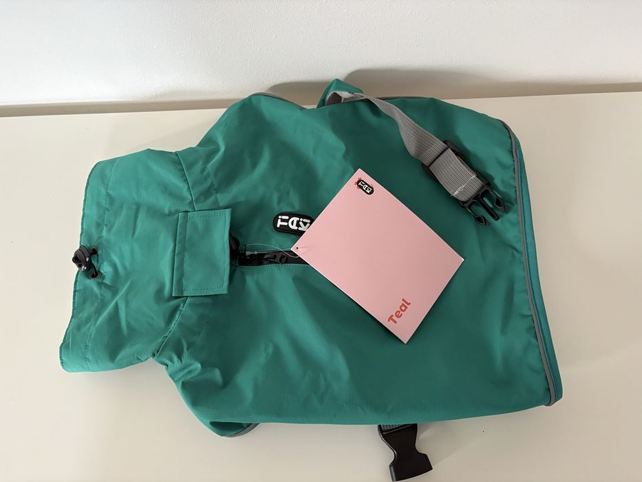TIAKI płaszcz przeciwdeszczowy dla psa Teal 30 cm