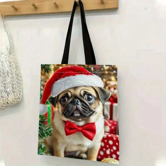 Новорічні шопери (1 ШТ. кожного принта) різдвяний аксесуар, подарунок.